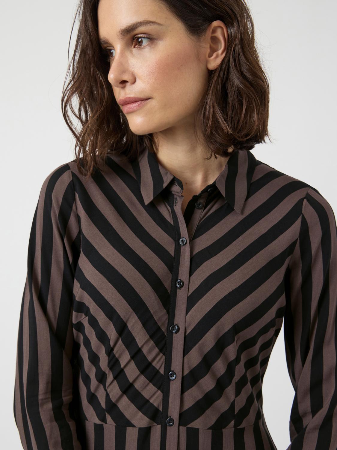 YASSAVANNA Long Dress - Chocolate Brown - VERO MODA & VILA Bergvik